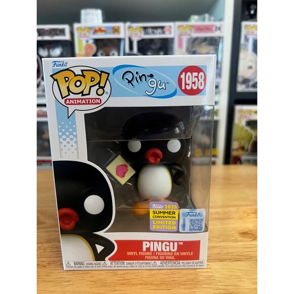 NEW IN HAND LIMITED EDITION Pingu Funko Pop #1958 Animation Television TV Show - Picture 1 of 6